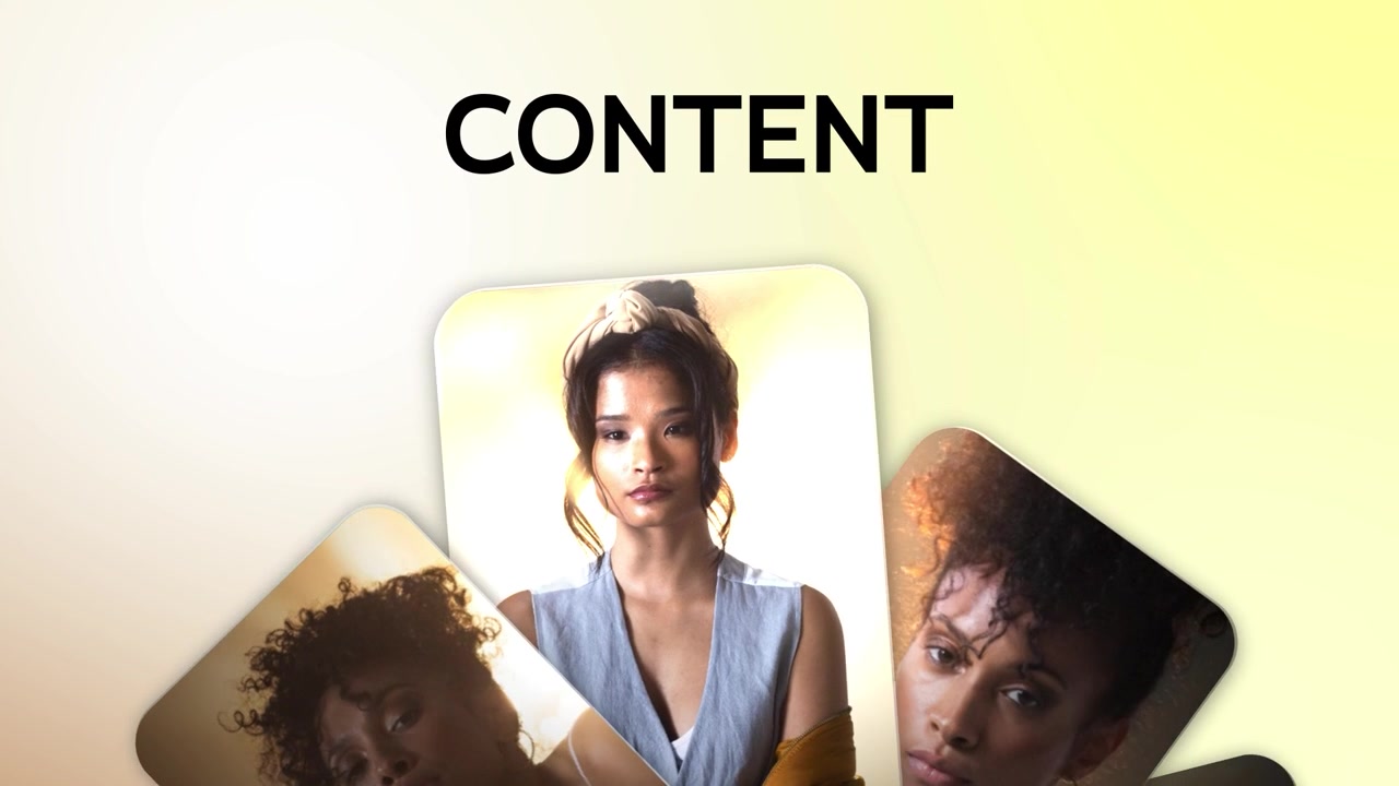 Dynamic Carousel of Diverse Portraits and Lifestyle Imagery
