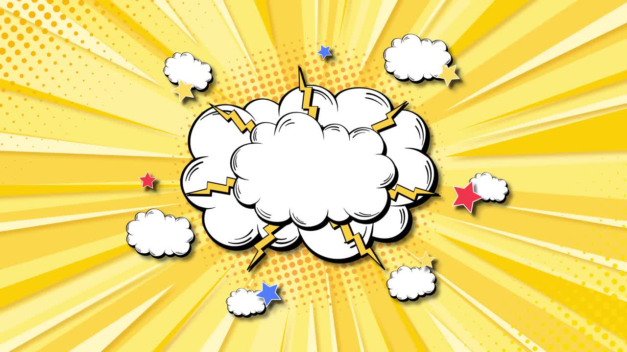 cuadros de explosión dinámicos al estilo de los cómics