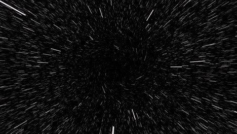 línea espacial de animación de remolino