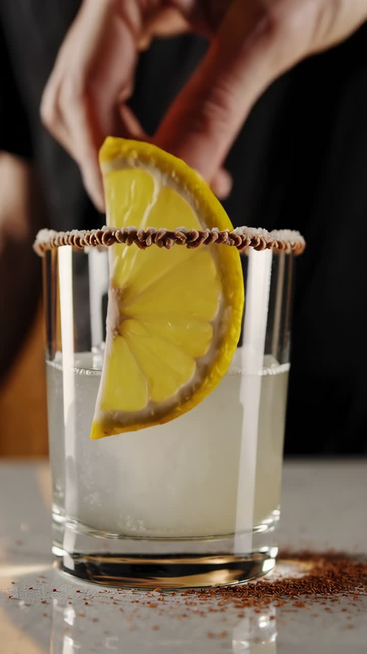 preparación de cócteles