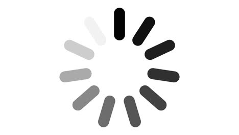 loading circle icon on white background