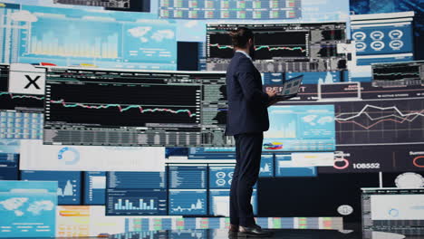 skilled entrepreneur analyzing data and insight to drive business growth