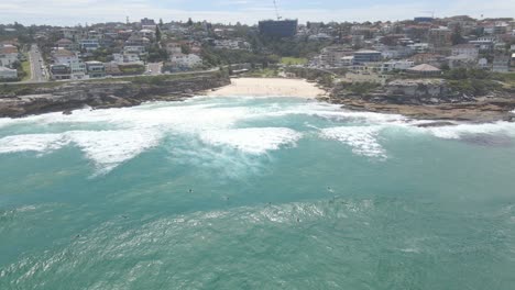 tamarama beach during summertime in eastern suburbs, sydney, new south wales, australia