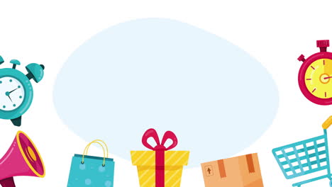 elementos especiales de la oferta animación del marco