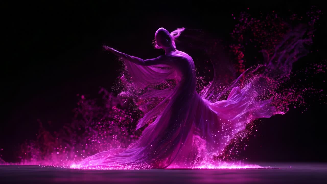 Elegant Purple Dancer