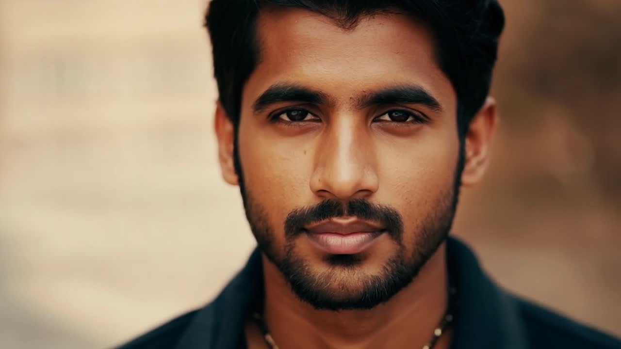 retrato de un joven guapo