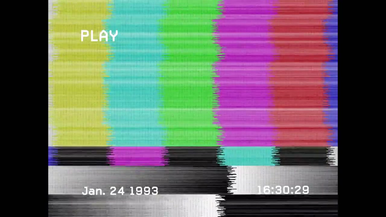 Animazione di interferenza su linee colorate