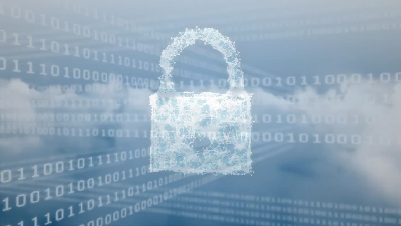 The digital lock of the binary coding system