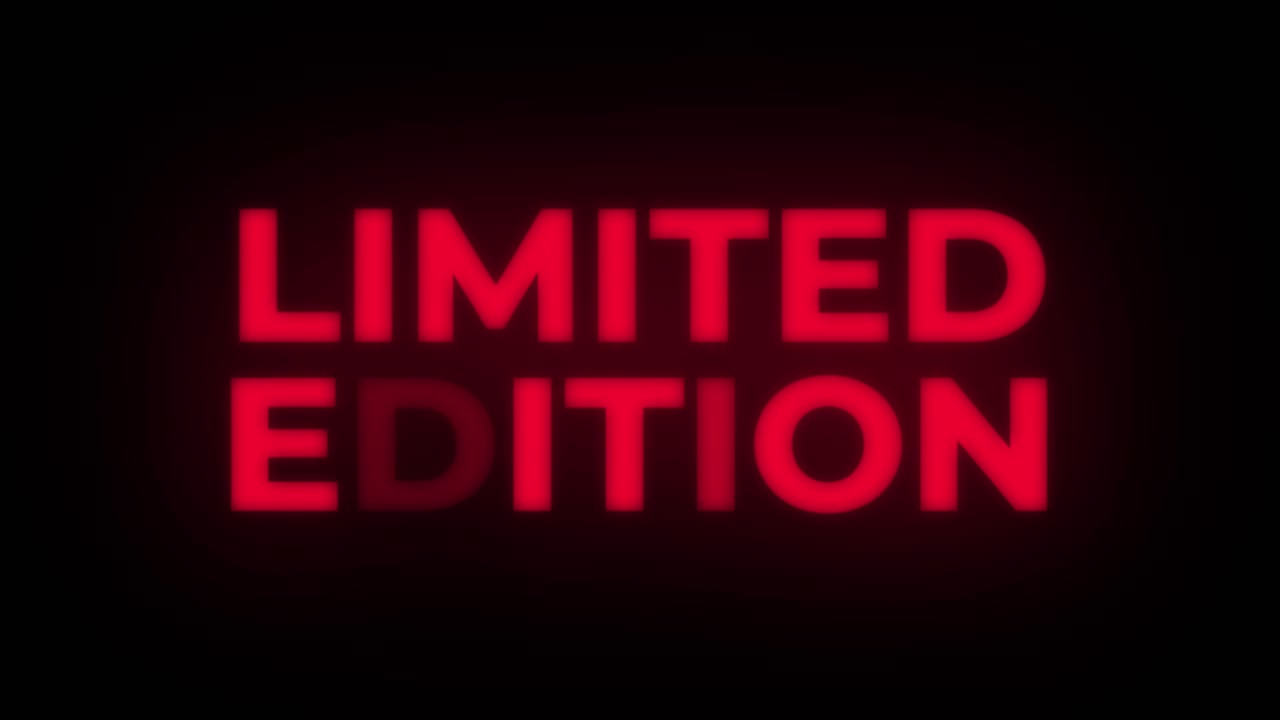 Limited Edition Neon Sign