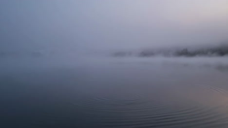 misty lake sunrise/sunset