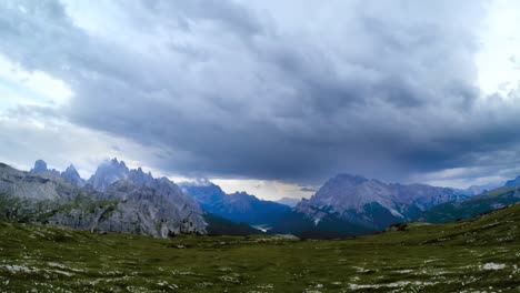 Timelapse-National-Nature-Park-Tre-Cime-In-the-Dolomites-Alps.-Beautiful-nature-of-Italy.