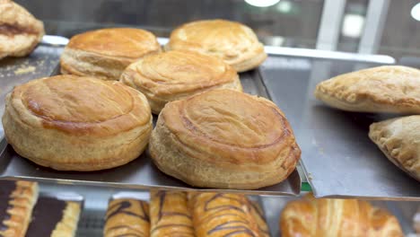 bakery exposed in a cateria of salamanca, breakfast to gain strength before sightseeing