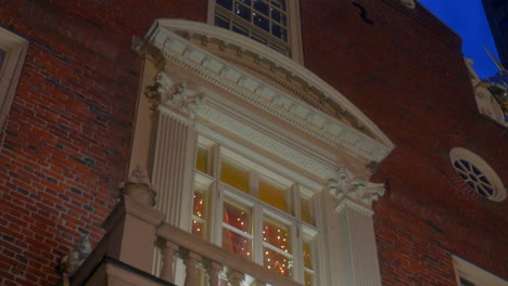 the facade of the old state house historic building in boston, massachusetts, united states