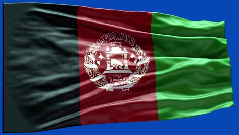 4k highly detailed flag of afghanistan - afghanistan flag high detail - national flag afghanistan wave pattern loopable elements