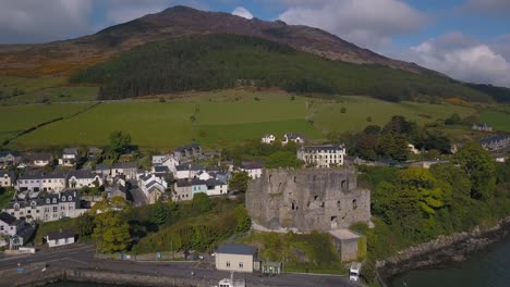 Luftaufnahme-Von-Carlingford-Lough-Er-Bildet-Einen-Teil-Der-Grenze-Zwischen-Nordirland-Im-Norden-Und-Der-Republik-Irland-Im-Süden