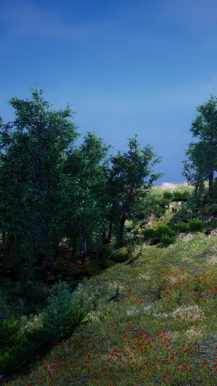 Paesaggio delle praterie forestali