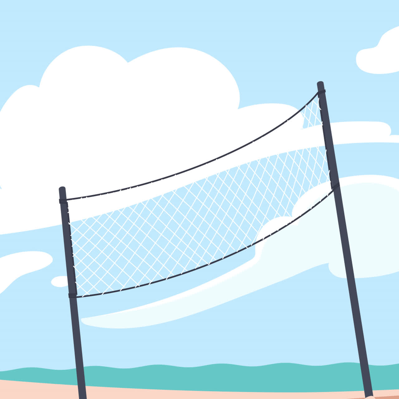 해변 배구 를 하는 여자