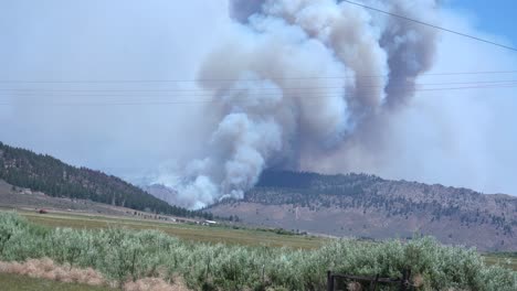 Large-Smoke-Plume-From-Raging-wildfire