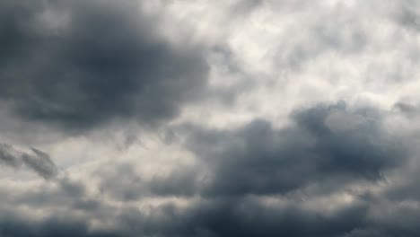 beautiful dark dramatic sky with stormy clouds time lapse before the rain