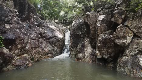 Arroyo-De-La-Selva-Tropical-Australiana-Que-Desemboca-En-Un-Importante-Abrevadero-Indígena