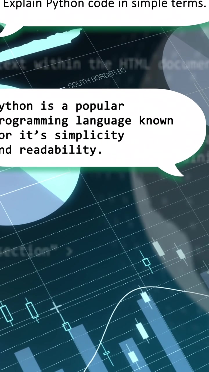 Animation af AI-databehandling, chat, statistik og ikoner over en globus