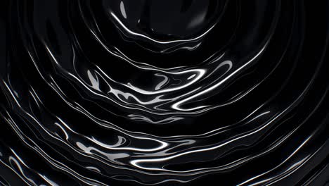 fondo abstracto tela de lujo o onda líquida. maqueta de fondo negro, aceite o material de tela diseño elegante de papel tapiz. animación de bucle sin costuras