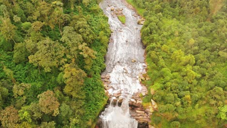 video-from-drone-to-waterfall-Tequendama-jump-tourist-site