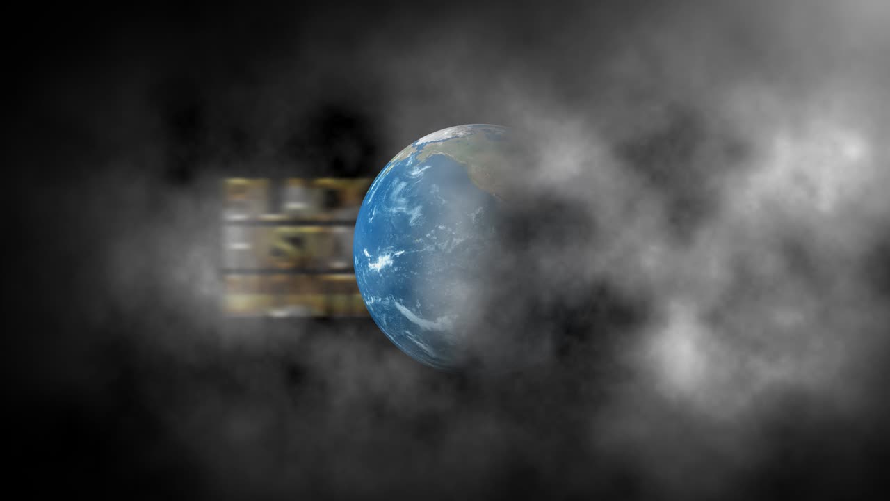 el mes de la historia negra 3d animación de tráiler de título cinematográfico con polvo de humo y el mundo girando en fondo negro con el mes de la historia negra animación de texto dorado 4k 3d apertura mensaje de texto de introducción.