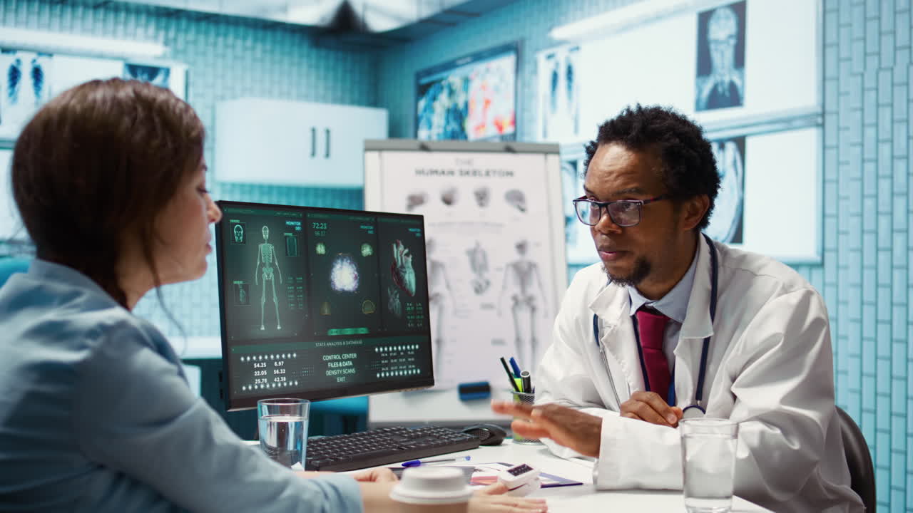 Medical expert taking oxygen saturation levels with an oximeter