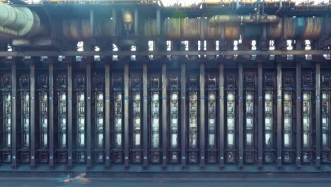 industrial factory original steel coking plant environmental pollution chimney environmentally friendly energy material
