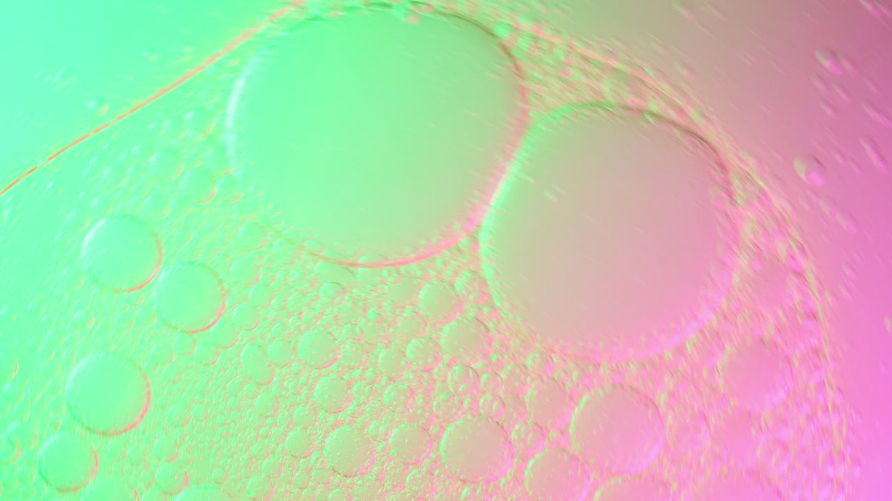 Top view Rotate Colourful abstract bubbles, 4k Abstract bubbles background.