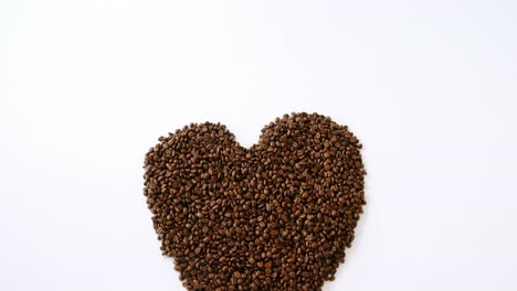 Coffee-beans-forming-heart-shaped