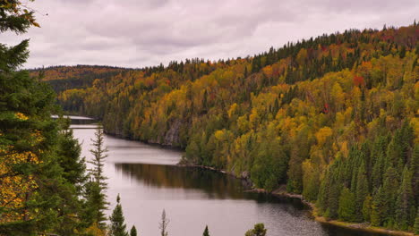 cloudy timelapse in aiguebelle national park