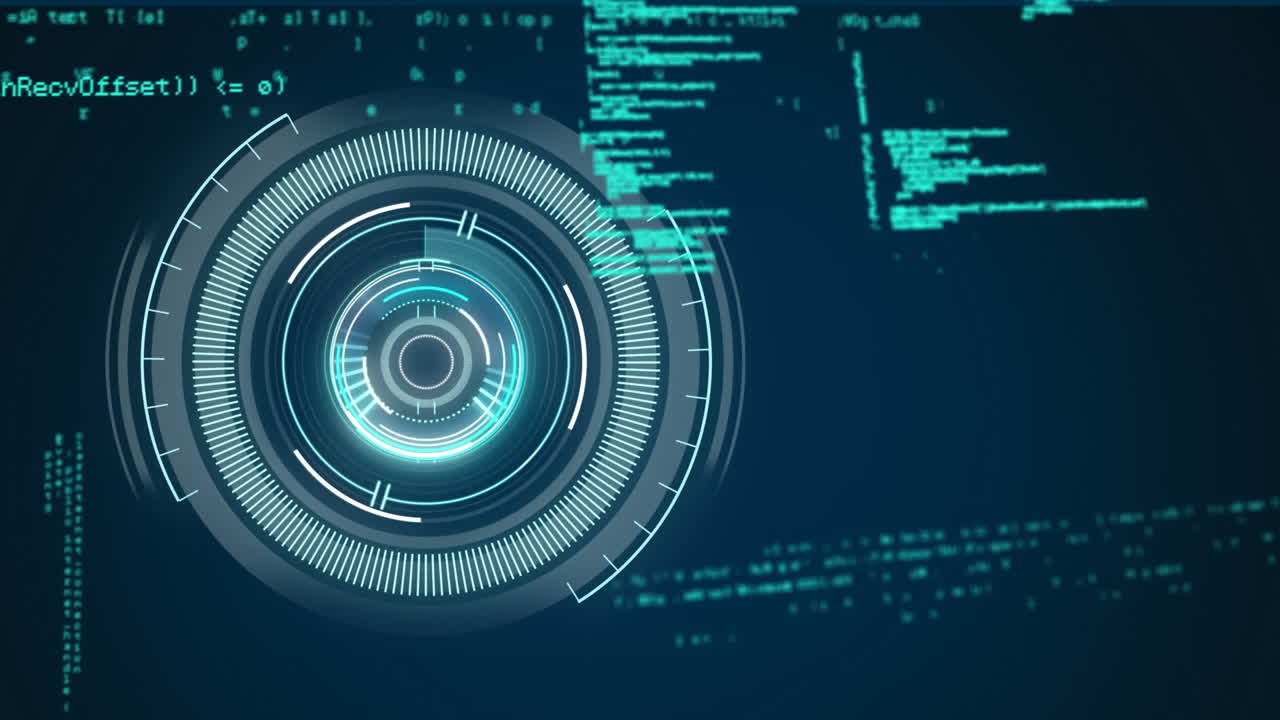Animation of scope scanning and data processing
