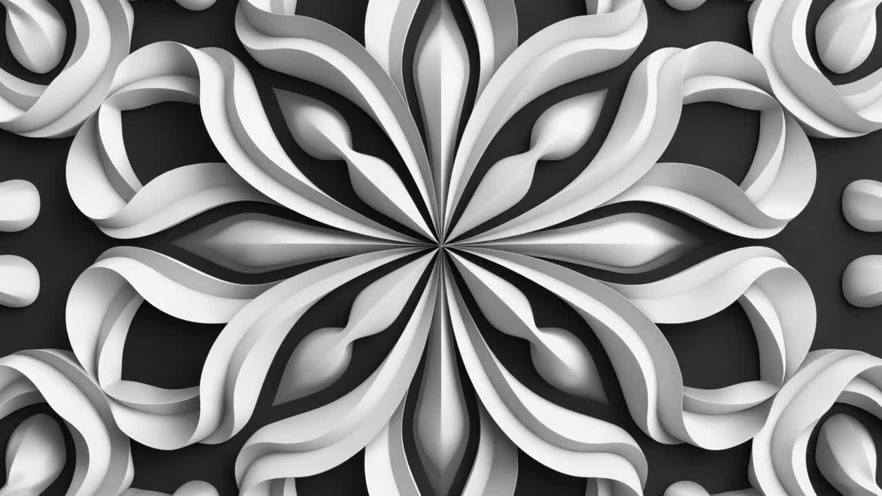 patrón geométrico abstracto en blanco y negro