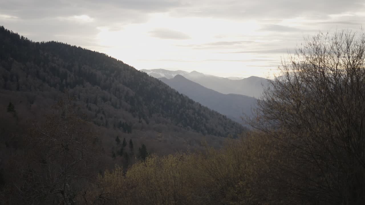 Mountain View in Early Spring/Autumn