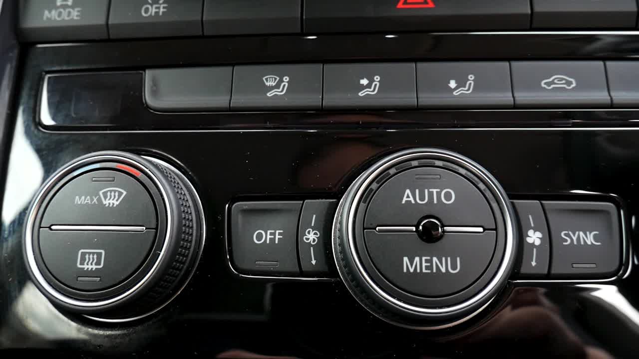 Shiny car interior dash grey