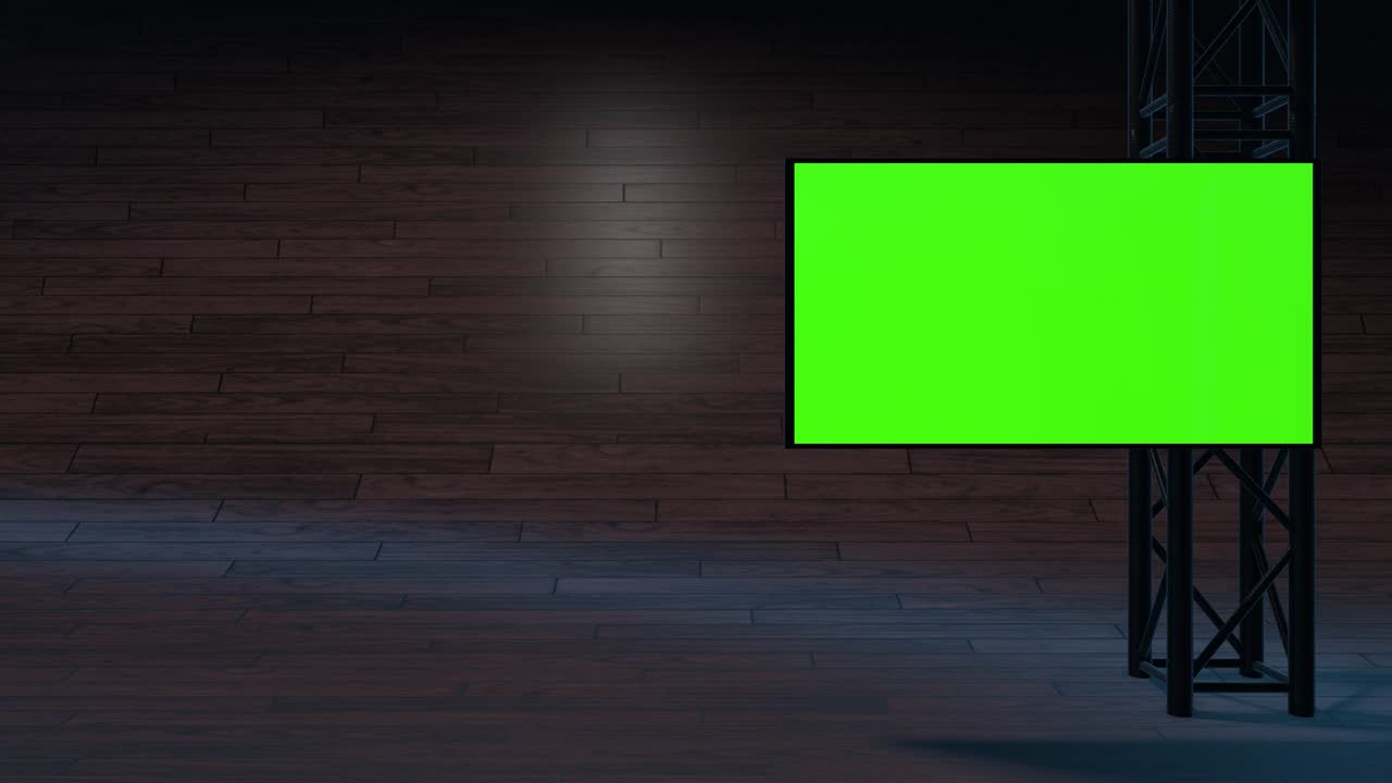 Virtual set studio backdrop digital interior 3d render