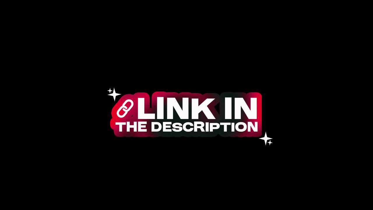 Dynamic 'Link in the Description' Text Animation