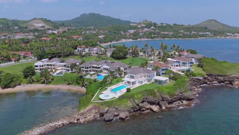 private resort with luxury apartments in puerto plata during sunny summer day