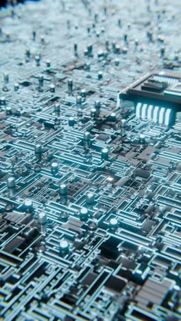 futuristic circuit board