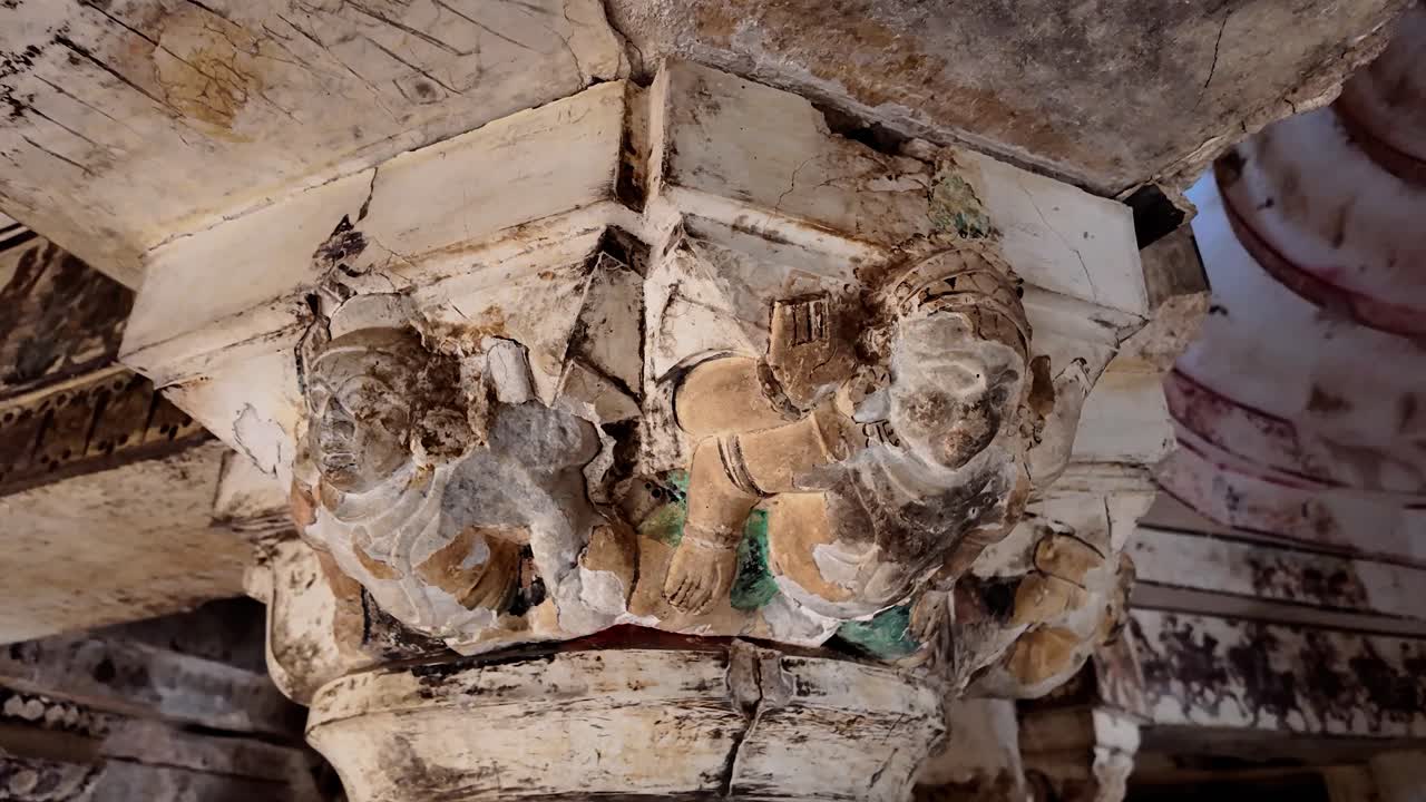 Miniature Stone Carvings on Temple Walls – Gori Temple Architecture, Nagarparkar, Pakistan