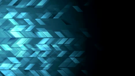 dark blue tech geometric video animation