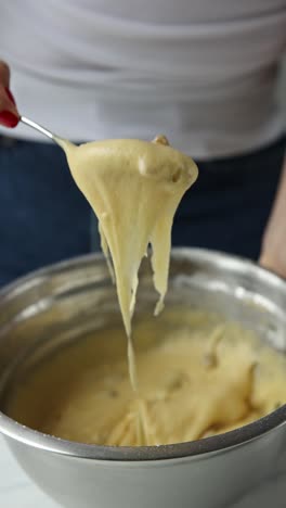 mixing dough