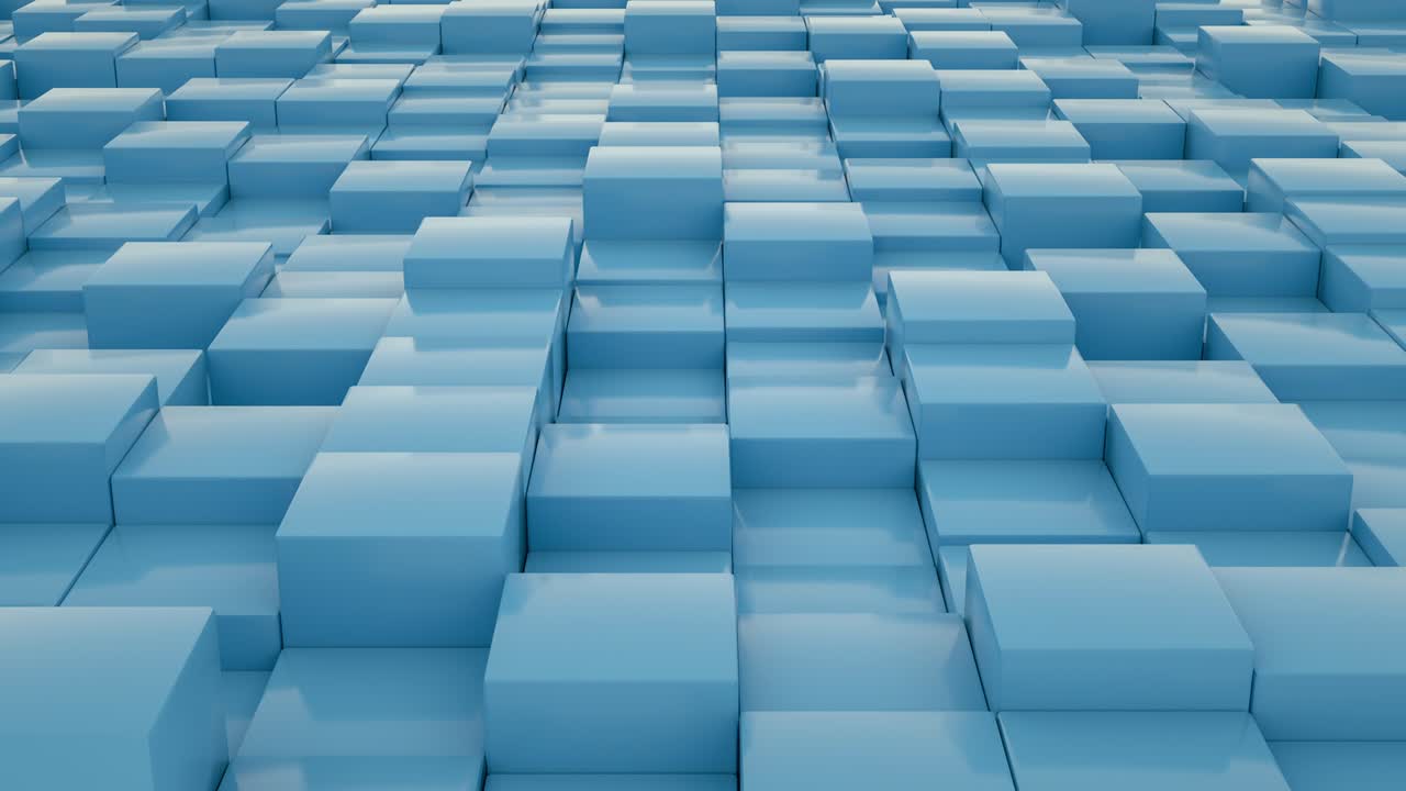 4k cubo abstracto bloque de pared en bucle