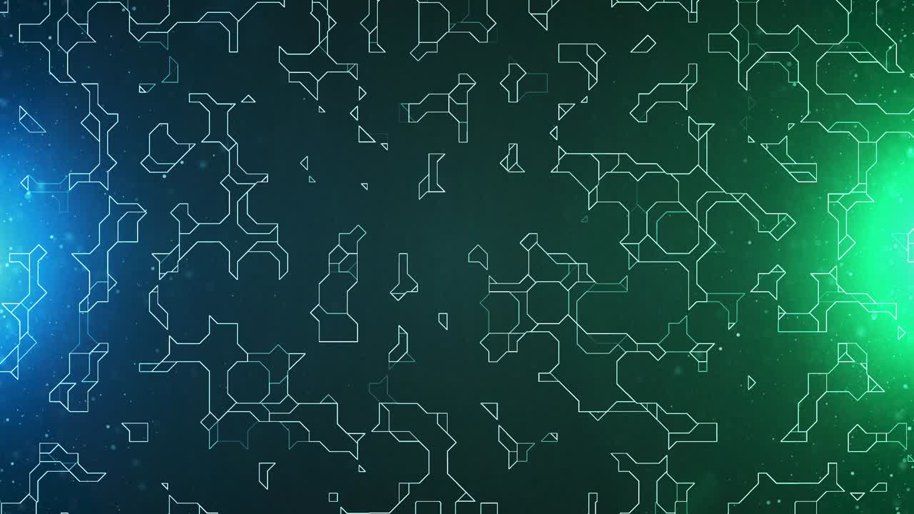 HD Multicolor, Background with Random Patterns, Sci Fi Blue and Green Dual Color