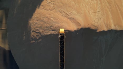 4k60 bulk wheat storage of grain in australia, aerial view of farming crops