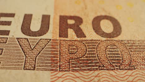 fifty euro banknotes close-up. european currency eur, eu central bank. 50 euro money macro. economy, financial and banking concept in european union.