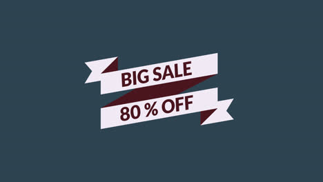 big-sale-80%-off-motion-graphic-video-with-alpha-channel-transparent-background.-sale-promotion,-advertising,-marketing,-website.-Royalty-free-Stock-4K-Footage.