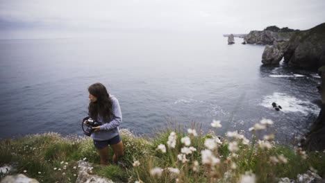 travel landscape female photographer documenting asturias spain